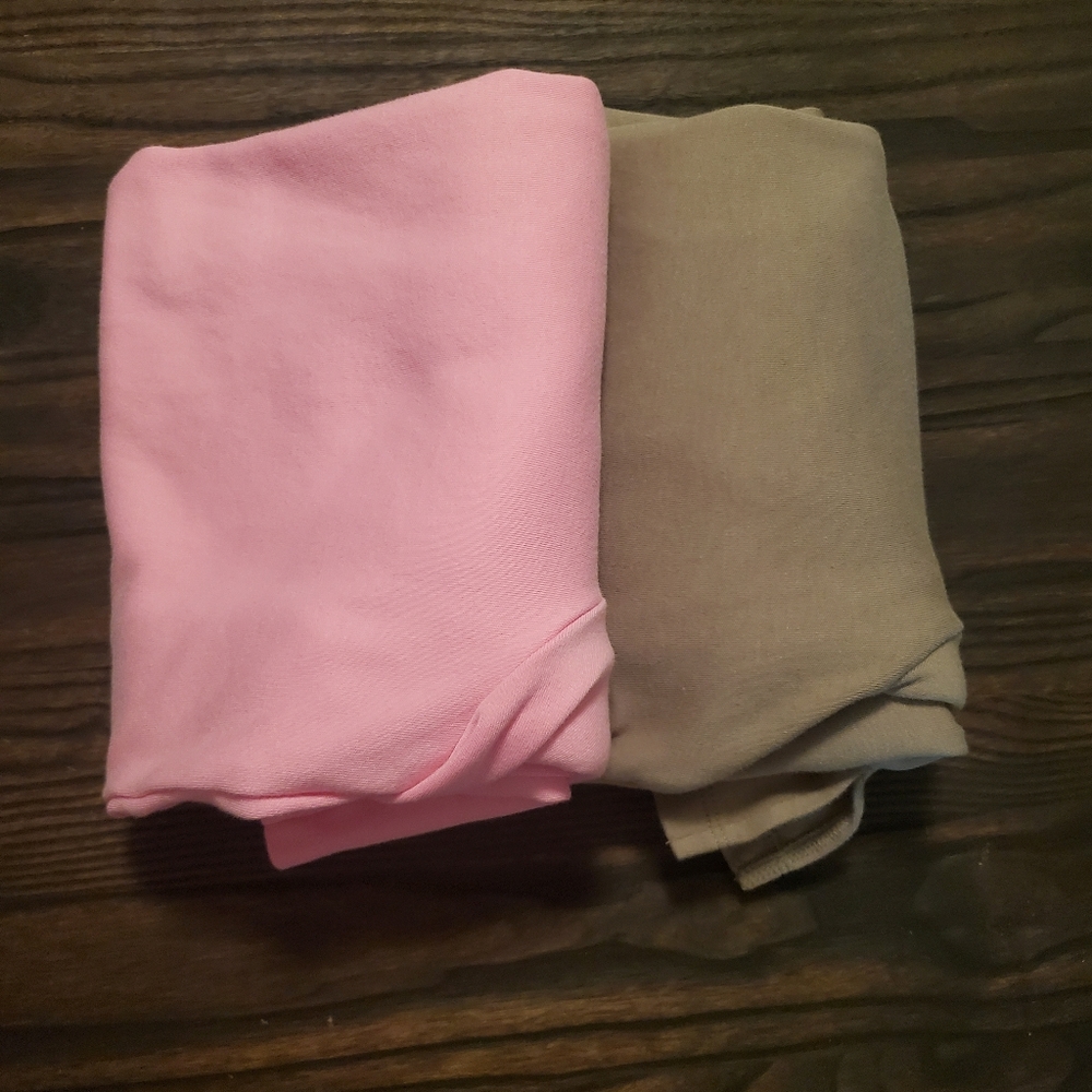 Bundle of 2 Pima Cotton V Neck Shirts NWOT